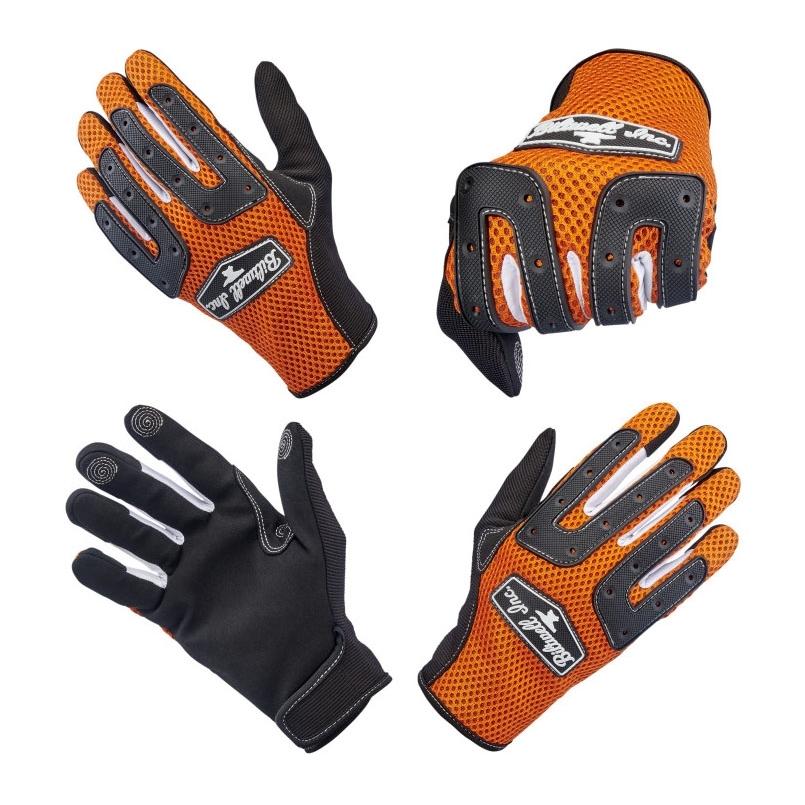 Harley Davidson（ハーレー・ダビッドソン） Anza Gloves-Orange/Black