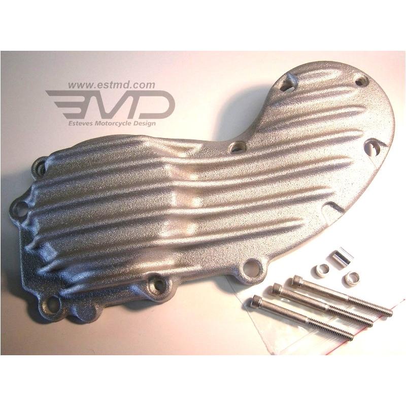 Harley Davidson RIBSTERS カムカバー：ブラック 1991〜17年スポーツ 