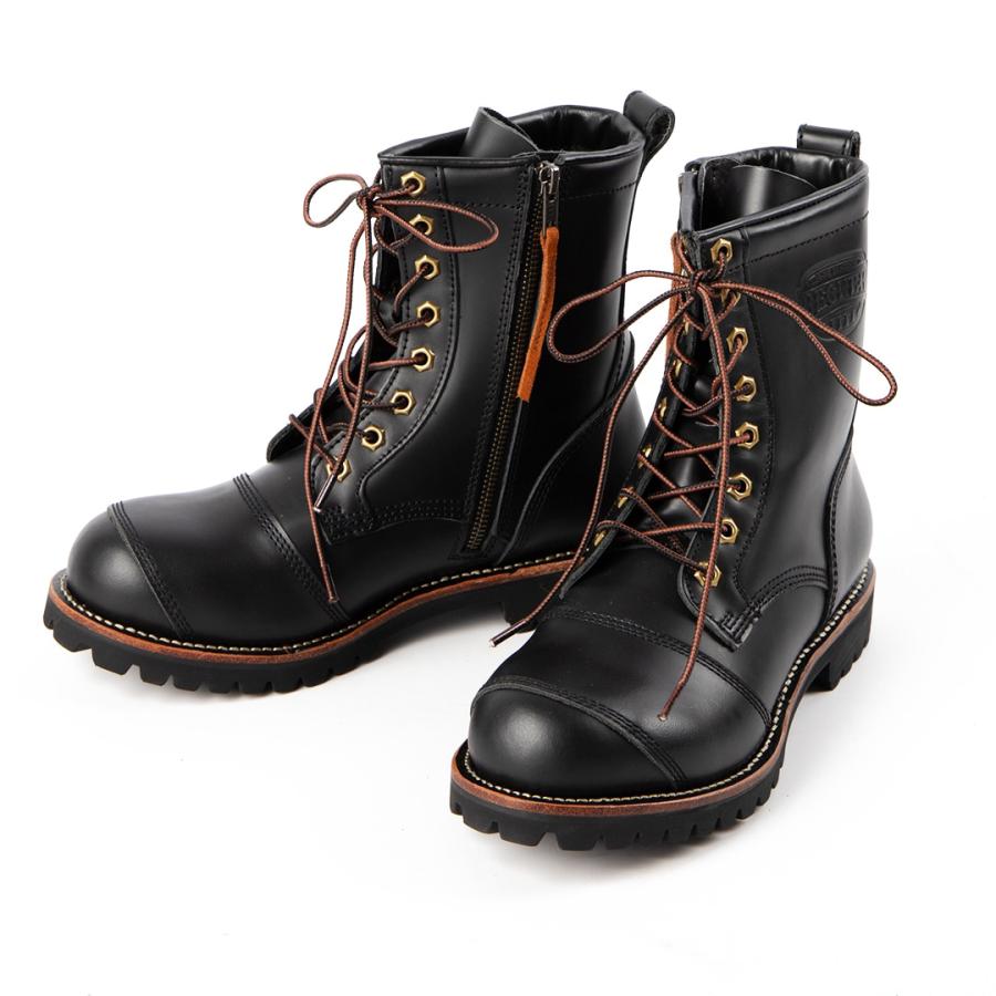 Harley-Davidson ブラックブーツ 25.5cmジッパー付き　美品! Harley Davidson（ハーレー・ダビッドソン） HS-B12 シフトガード付
