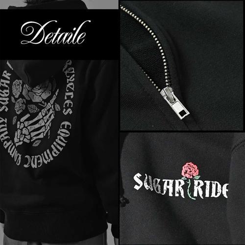 Harley-Davidson☆レディースパーカーSサイズ バーガンディ Harley Davidson（ハーレー・ダビッドソン） WOMAN'S ROSES ZIP PARKA