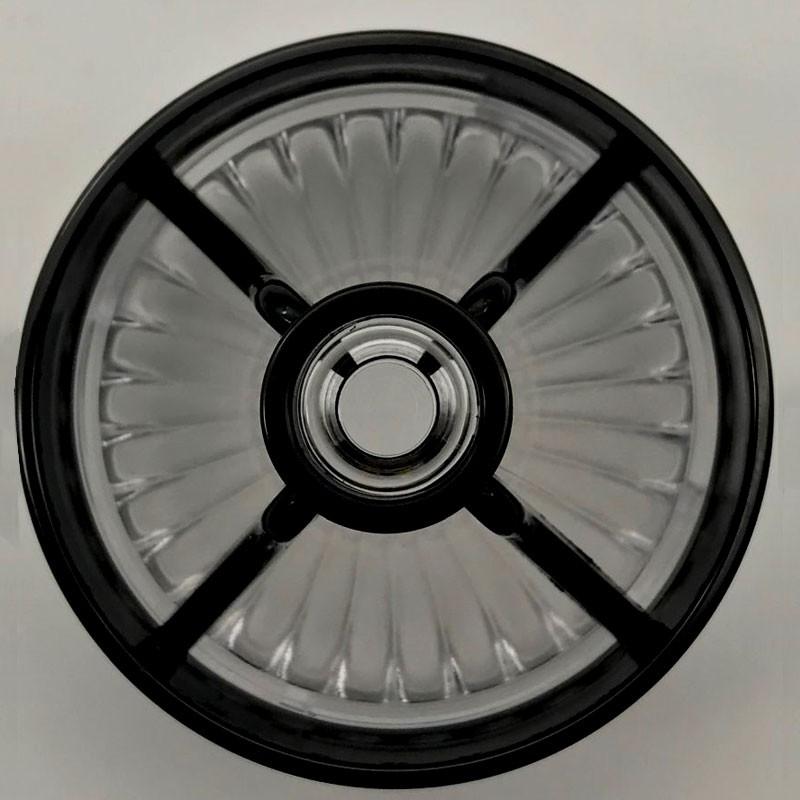 Harley Davidson - TURBINE ウィンカーベゼル＆水晶体:黒いこと/雲煙 2000年今後ブレットウインカー ライト、レンズ-ウインカー