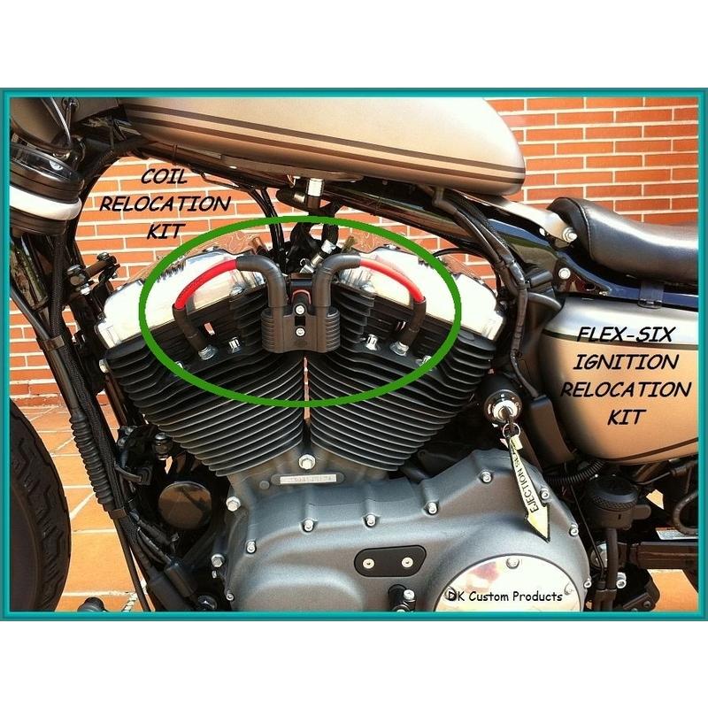 Harley Davidson コイルリロケーションキット:2007〜22年 Harley Davidson コイルリロケーションキット:2007〜22年