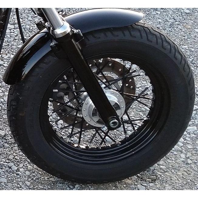 ハーレーXL1200nスポークホイール ブラックリム2008年F Rセット ハーレーXL1200nスポークホイール ブラックリム2008年F Rセット