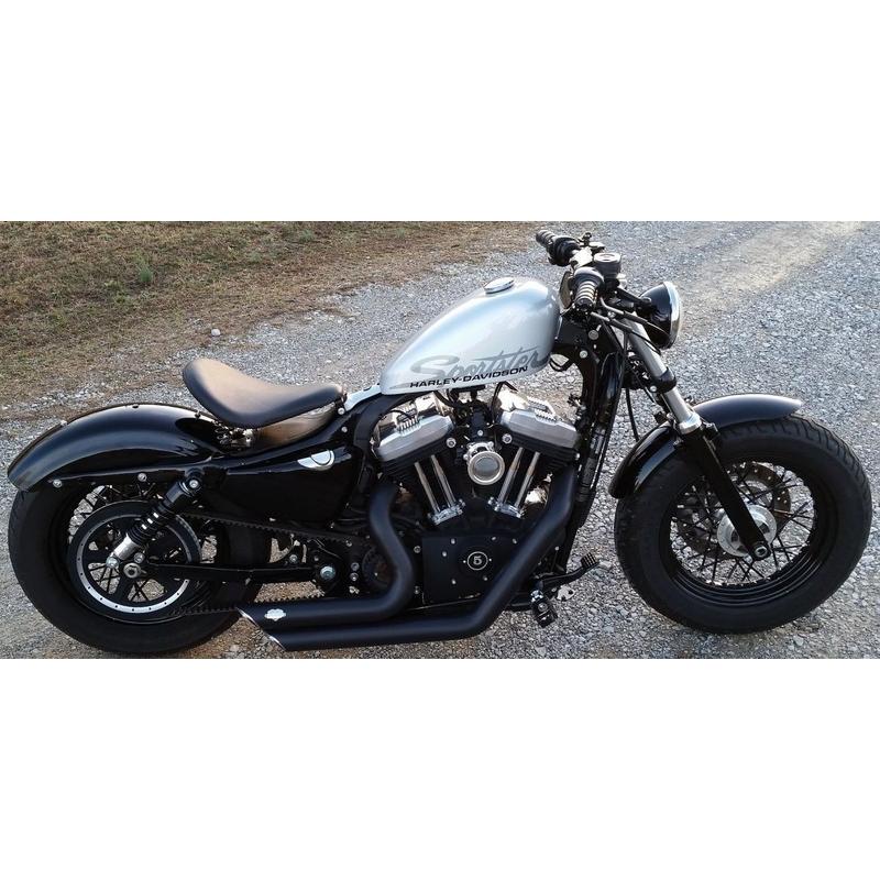 送料込み　スポーツスター　19インチオール　ブラック　スポークホイール　セット 送料込み スポーツスター 19インチオール ブラック スポーク