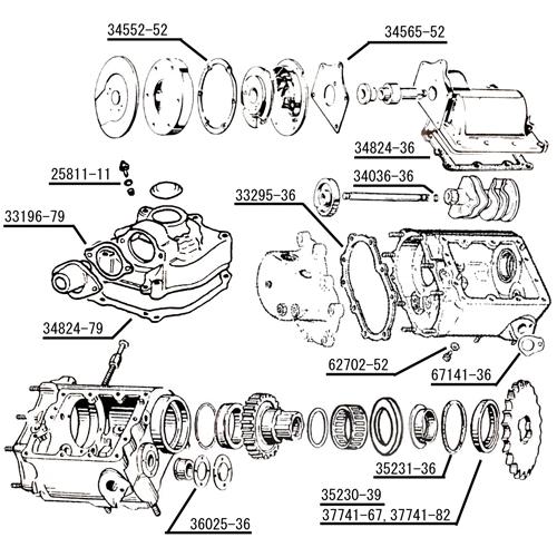 お Harley Davidson（ハーレー・ダビッドソン） 4速トランスミッション