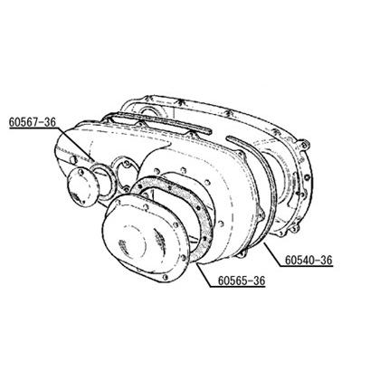 Harley Davidson 1948〜65年パンヘッド・プライマリー周り Harley Davidson 1948〜65年パンヘッド・プライマリー周り