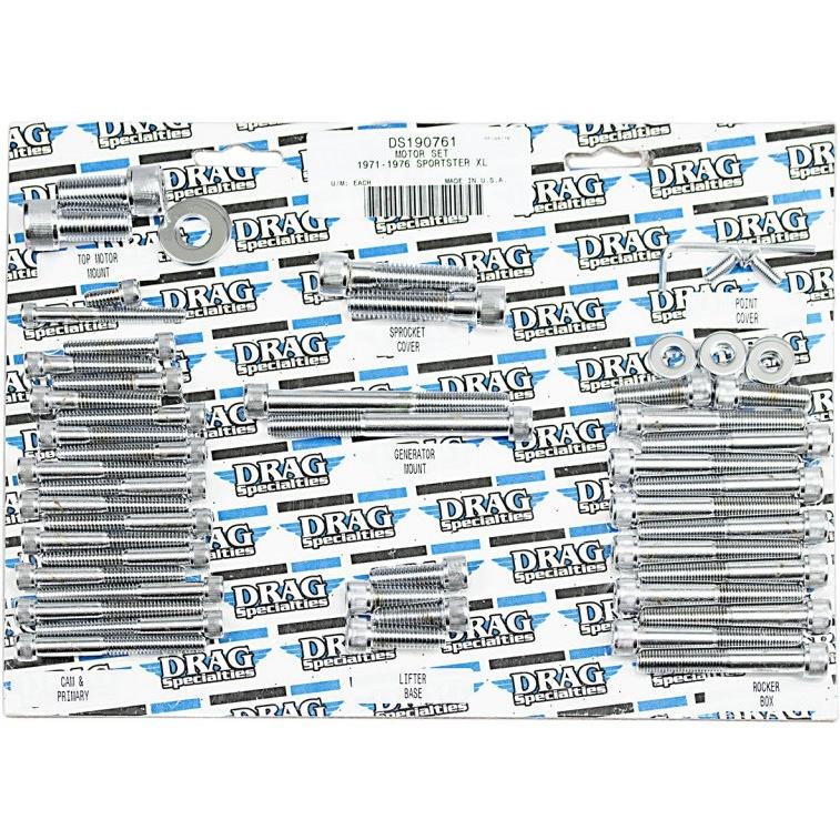 エンジンボルトキット 1971〜76年スポーツスター/KNURLED その他