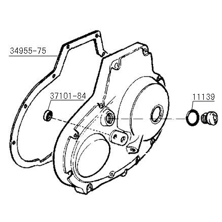 ハーレー　スポーツスター　プライマリーカバー Harley Davidson RIBSTERS プライマリーカバー：2004〜22年