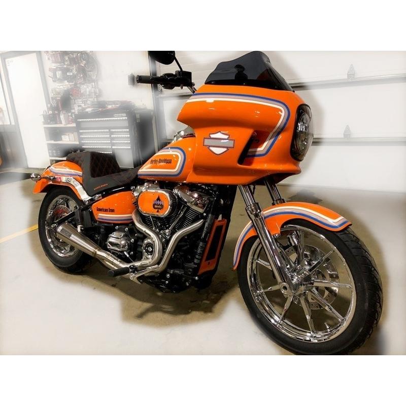 FXR サンダーヘッダー　FXLR FXRP FXRT Harley Davidson FXRT REPRODUCTION “Closed Back” フェアリング
