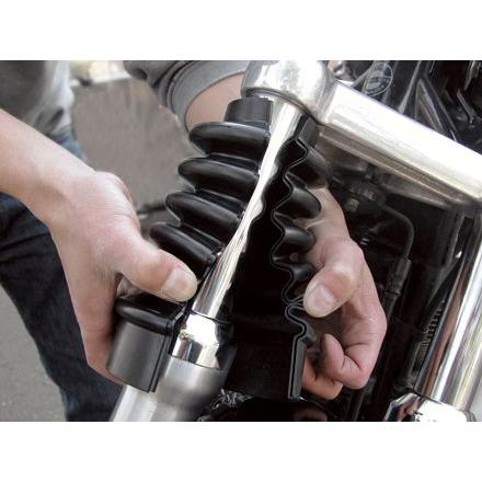 Harley Davidson フロントフォークブーツ イージーON 長さ 250mm Harley Davidson フロントフォークブーツ イージーON 長さ 250mm