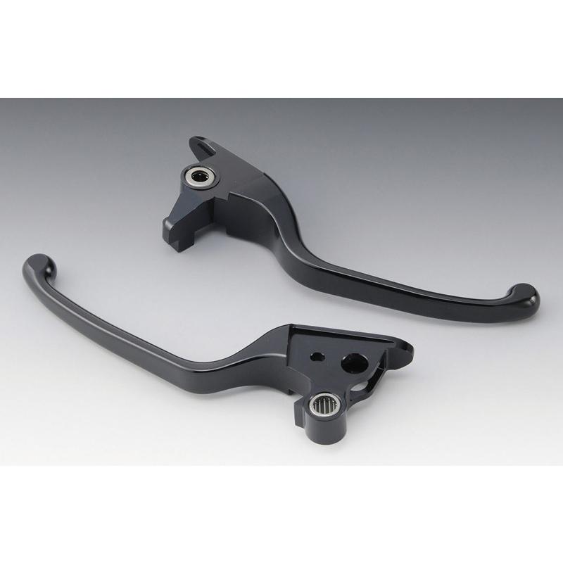 Harley Davidson スリム ブレーキ＆クラッチレバー アルミビレット 