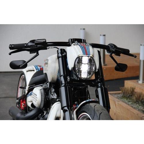HEADLIGHT MASK V-ROD STYLE:グロスブラック仕上げ 2018年以降FXBR/Sの画像