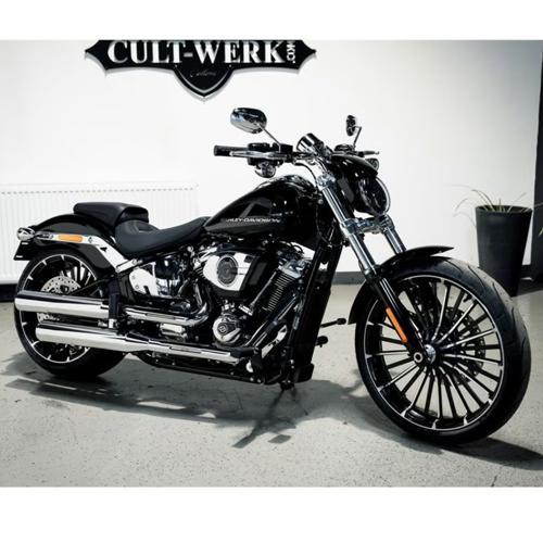 V-ROD Style ヘッドライトマスク ヘッドライトカバー：グロスブラック_3