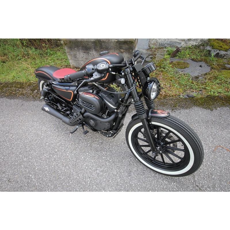 Harley Davidson BOBBER フロントフェンダー：2004〜22年XL883/未塗装 