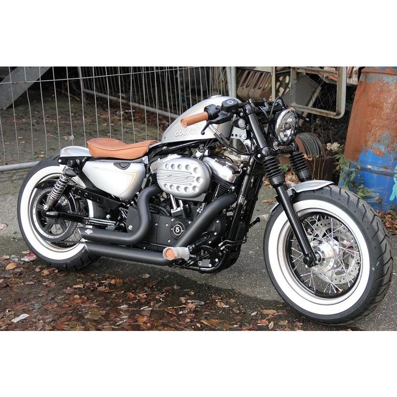 OLD SCHOOL フロントフェンダー:2012〜15年XL1200X/グロスブラック仕上げの画像