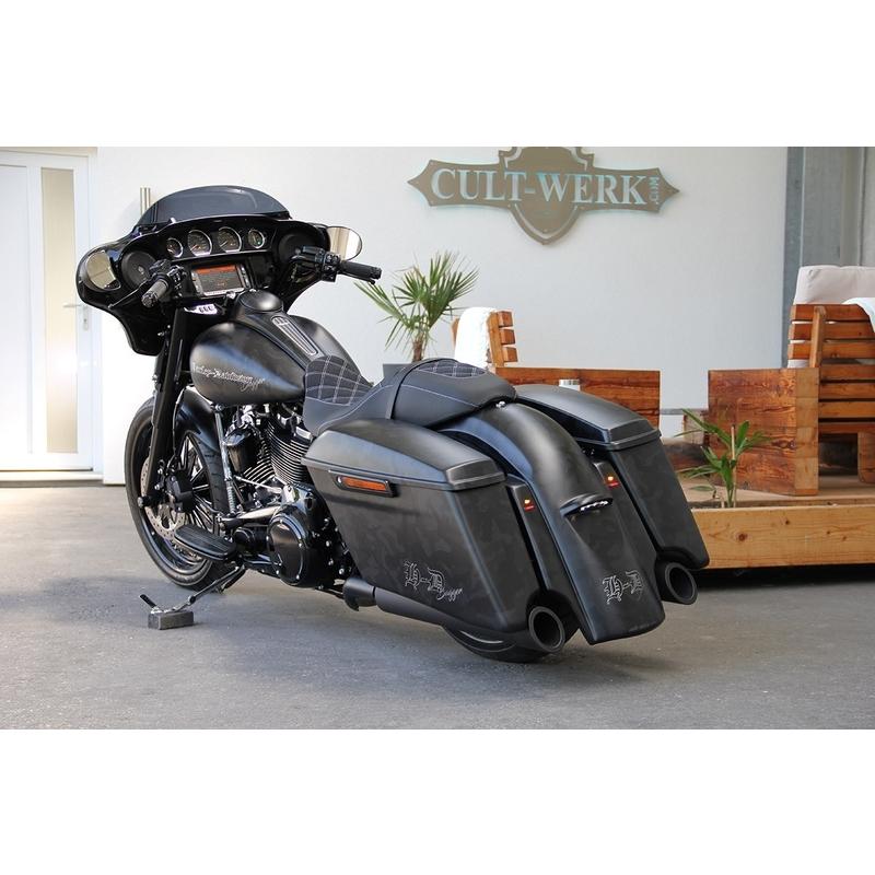 黒タタキSL/朱天黒 Harley Davidson 【HD-TOU021】 CUSTOM V1 リア