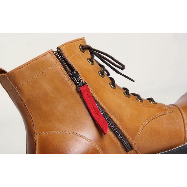 Harley-Davidson ブラウン レザーブーツ 25㎝ Harley-Davidson ブラウン レザーブーツ 25㎝