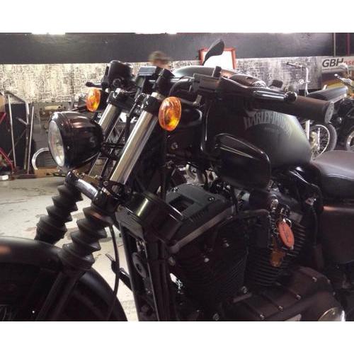Harley-Davidson ヘッドライト ハウジング ブラック Harley Davidson（ハーレー・ダビッドソン） JUICER ヘッドライト