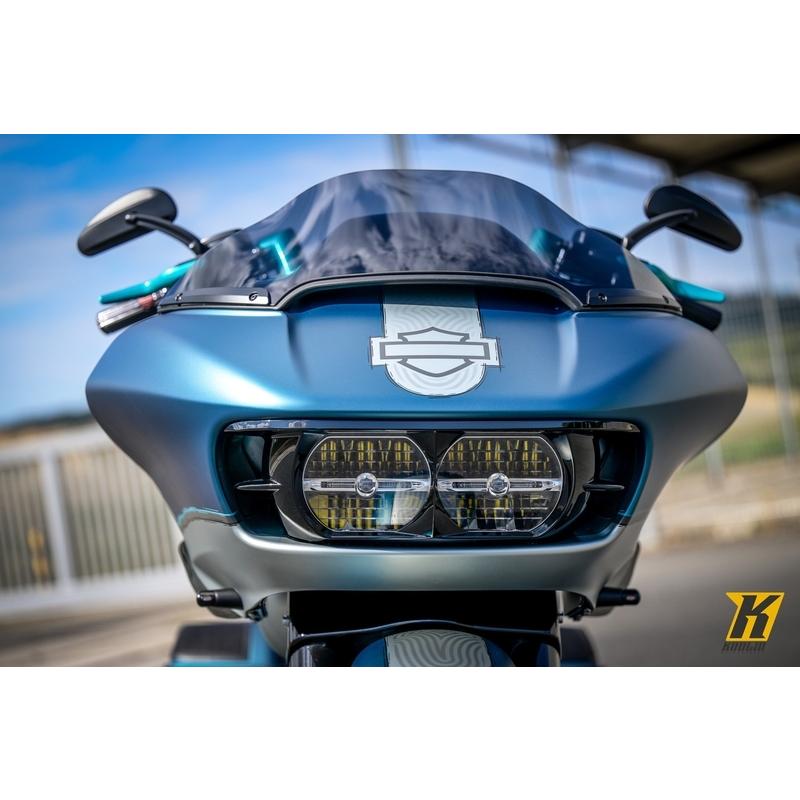 ハーレー用　ブラス製LED ウインカー　フロントサポート付き ハーレー NEWパーツ ライト＆ウインカー 2025