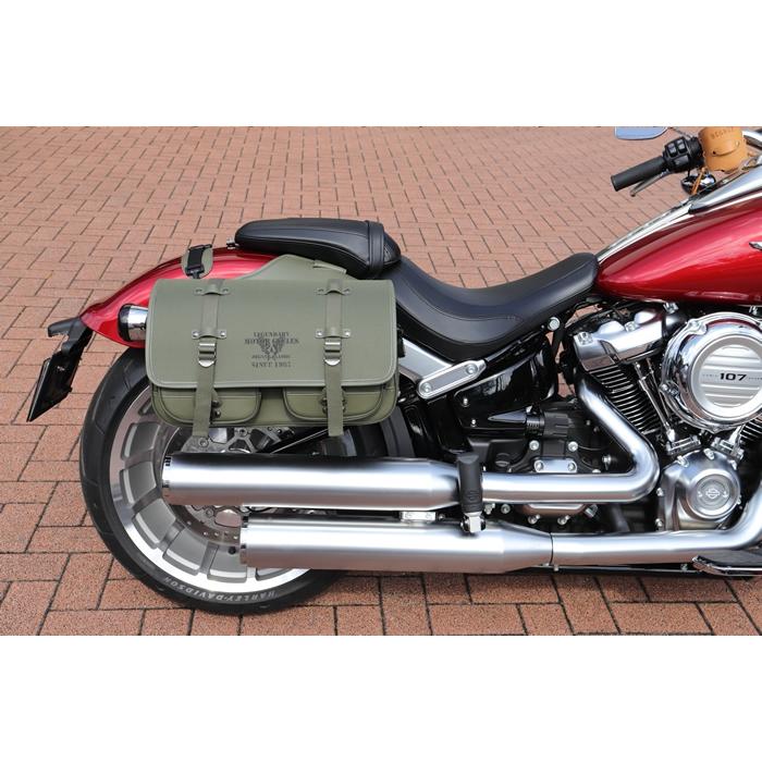 最新入荷 DEGNER 右出マフラー対応テキスタイルダブルサドルバッグ NB