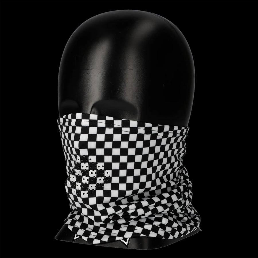 【PNW-06】 PIPES ネックウォーマー BLACK/WHITE CHECK ◆ハーレー◆｜amberpiece