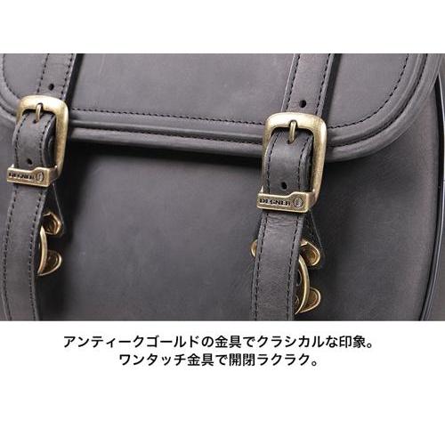DEGNER レザーサドルバッグ SB-89:ブラウン_2