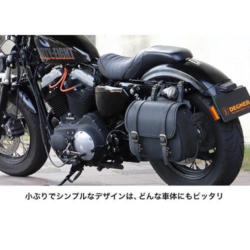 DEGNER レザーサドルバッグ SB-89:ブラウン_4