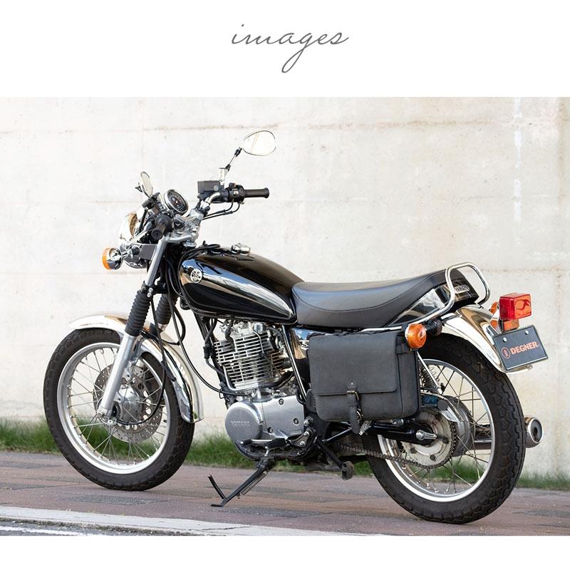 Harley Davidson（ハーレー・ダビッドソン） DEGNER レザーサドルバッグ SB-96/ブラック : ハーレーパーツ店アンバー ...