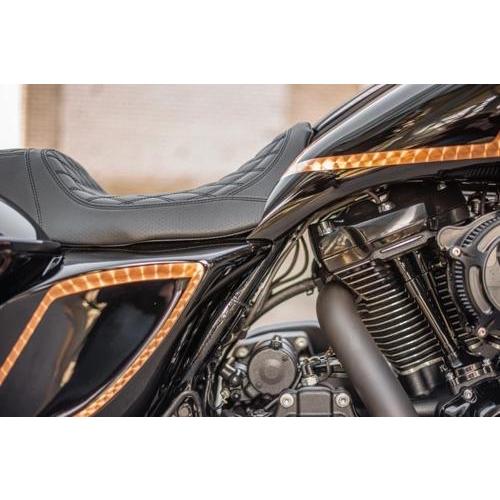 エクステンドストレッチガスタンク＆カバー バガーキット Flow2 2014〜25年ツーリング | Harley Davidson | 01