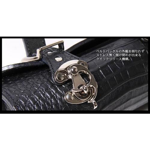 TB-3CR クロコダイル柄レザーツールバッグの画像