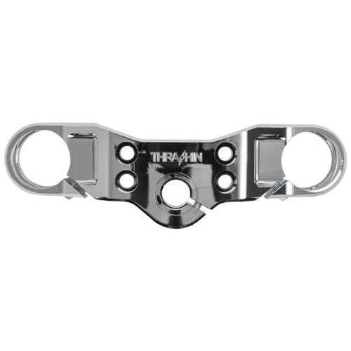 オーバーライダートリプルクロームになります、3度リクロームした品です。 Harley Davidson（ハーレー・ダビッドソン） トリプルツリーセット