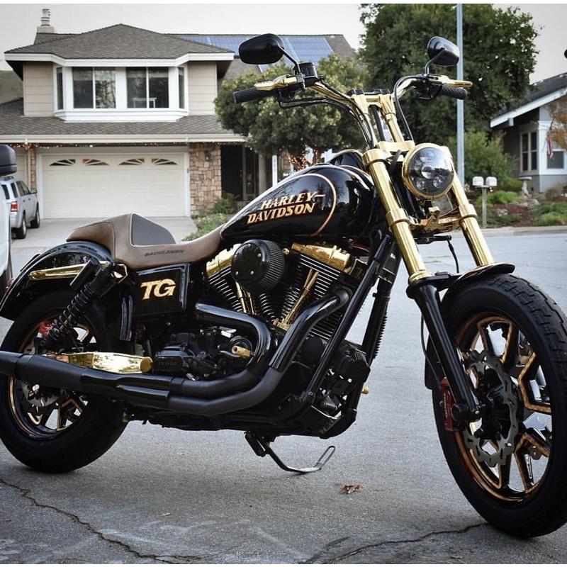 Harley Davidson ISOLATED ライザー：ブラック/8インチ : ハーレー 