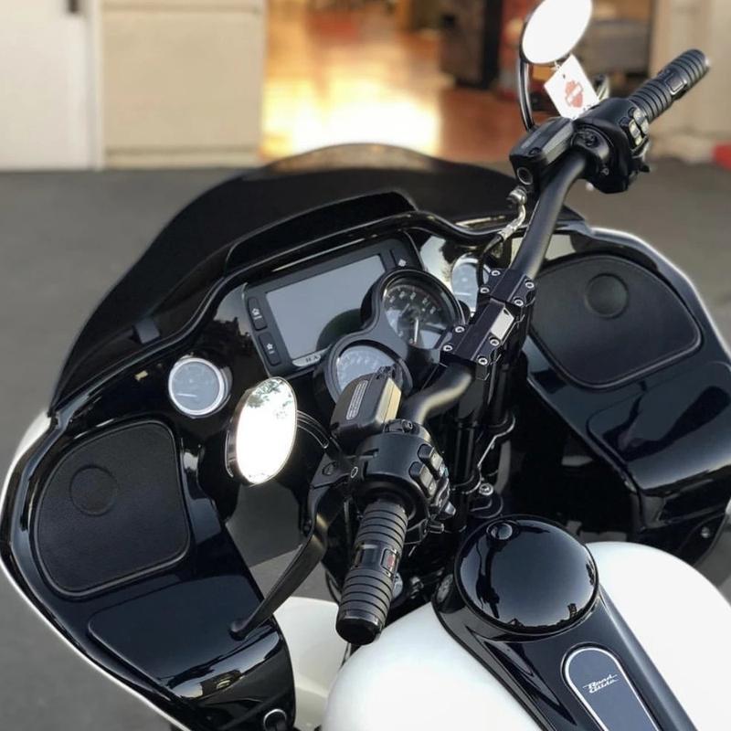 Harley Davidson ISOLATED ライザー：ブラック/6インチ