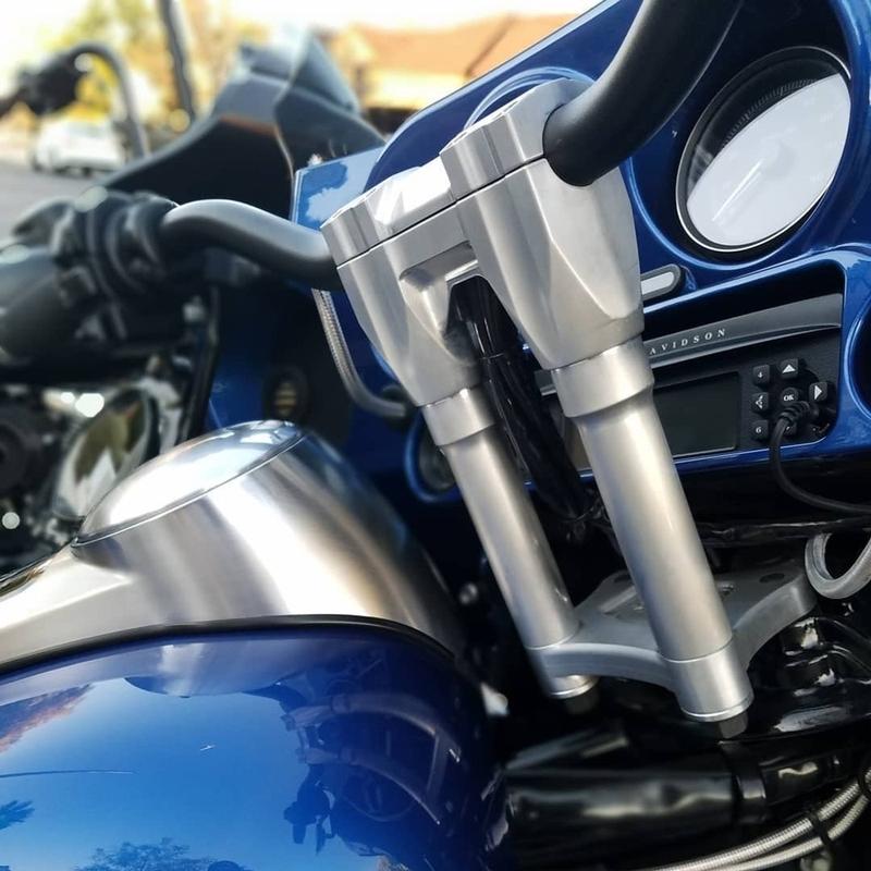 Harley Davidson ISOLATED ライザー：ブラック/6インチ