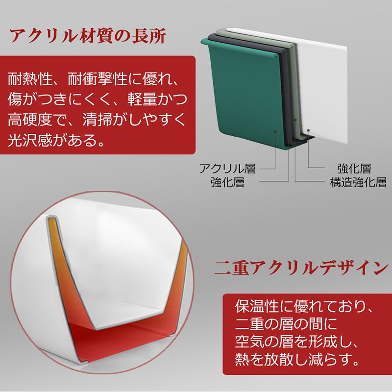 100x120cmカタナ形コーナーバスタブ浴槽左枕付き　Ambest　BA16C0