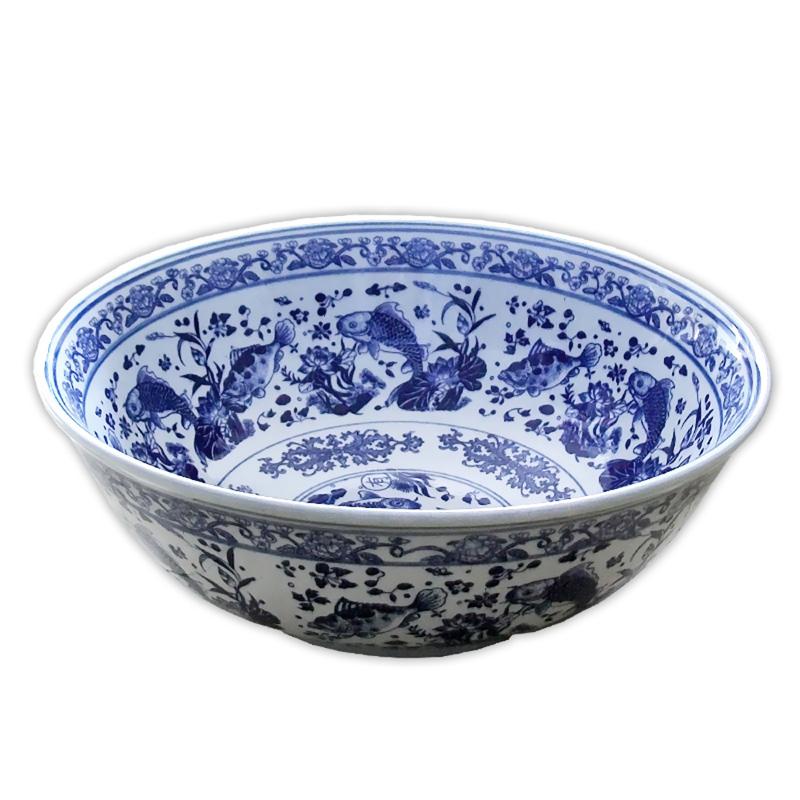 中国陶磁器。5彩。洗面器。 【公式通販】