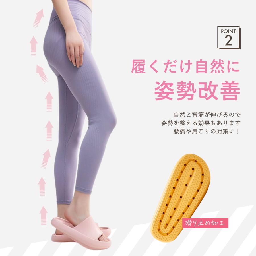 ダイエット スリッパ 体幹 健康 サンダル 美脚 美尻 姿勢 ストレッチ