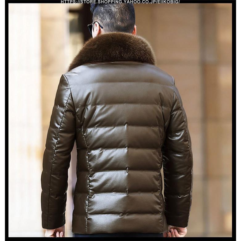 ショッピング販売 メンズ革ジャン 　秋冬　レザージャケット ライダースジャケット ビジネスバイクウェア シングル 男性用　　防寒防風