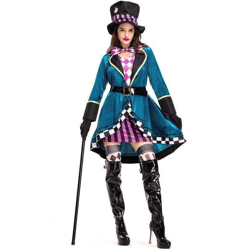 手品師 マジック マジシャン ハロウィン 衣装M-XL 大人用 ハロウィン衣装 女性用 アリス メイド 仮装コスプレ レディース ガールズ｜ambitioussolutions｜04