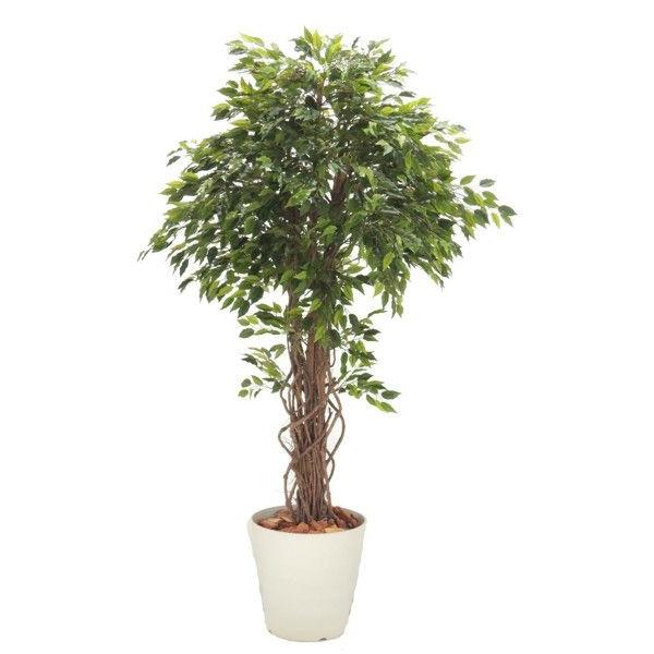 ベンジャミンリアナ 180cm 人工観葉 フェイクグリーン 鉢植え 造花 観葉植物 花 ガーデニング 室内 1 8m おしゃれ 大型 インテリア グリーン 植栽 装飾 1 8m Abr18 4 造花観葉植物専門店ビワールデコ