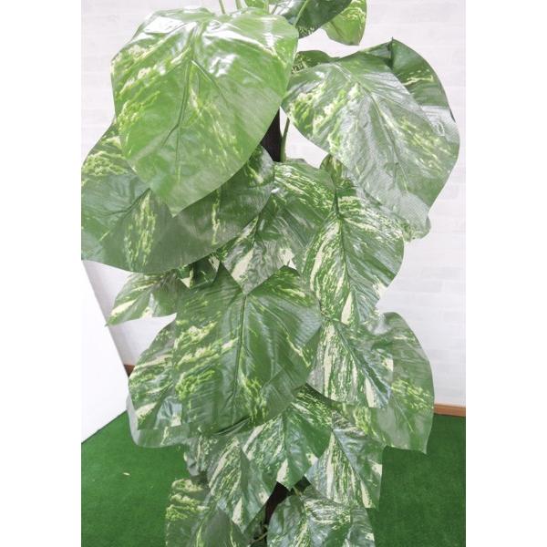 大きい葉 ジャイアントポトスポール 150cm (フェイクグリーン