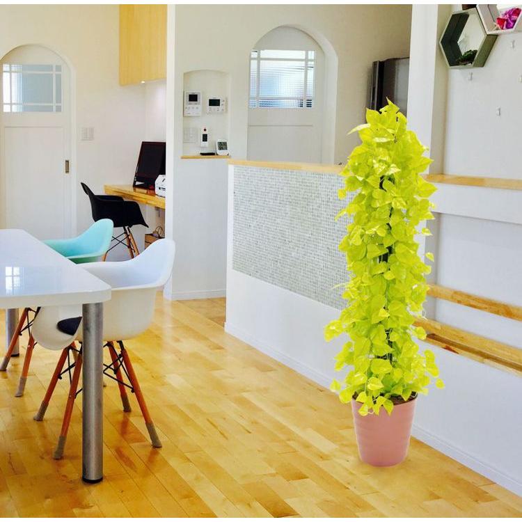 ゴールデン ポトス タワー 150cm (フェイクグリーン リアル 店舗 ミニ