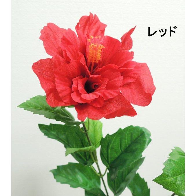 ハイビスカス リーフ 同色4本入り 造花 インテリア 葉 飾り 人工観葉植物 Am105 1x4 造花観葉植物専門店ビワールデコ 通販 Yahoo ショッピング