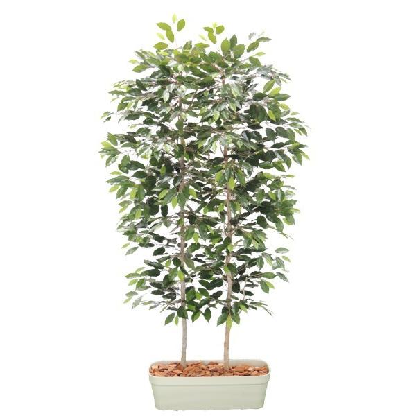 ベンジャミン パーテーション 180cm (間仕切 フェイク 造花 インテリア 人工観葉植物 1.8m 目隠し 衝立 植栽)