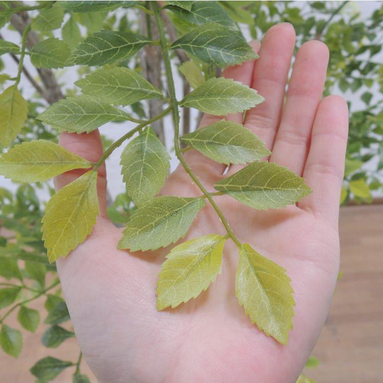 シマトネリコ の木 180cm (明るめの葉 造花 インテリア フェイクグリーン おしゃれ 室内 人工 観葉植物 ゴールデンリーフ 装飾 内装 オフィス ベストグリーン)_4
