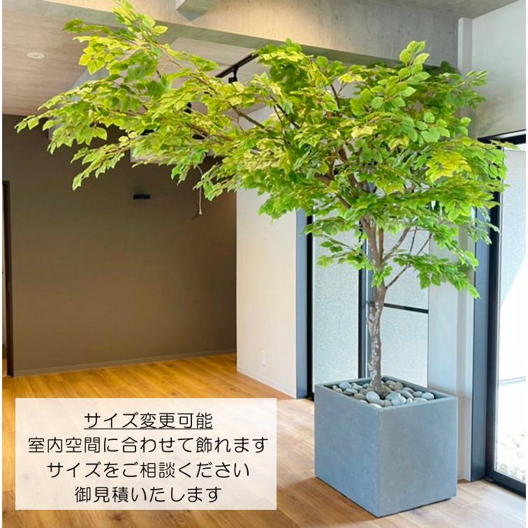 片流れの木 ナツツバキ 250cm（フェイクグリーン 椿 シャラノキ 造花