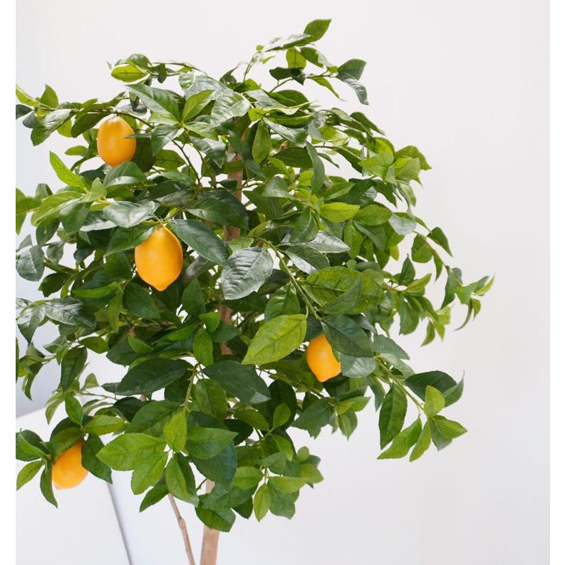 レモンの木トピアリー 実付き 180cm (人工観葉植物 檸檬 れもん 造花