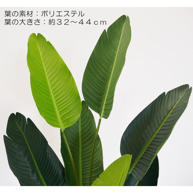 オーガスタ 150cm (ストレリチア 人工観葉植物 造花 人工樹木 フェイク 