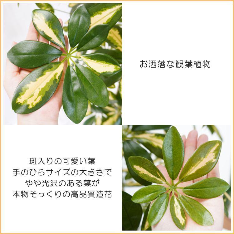 シェフレラ 斑入り 180cm (造花 インテリア カポック おしゃれ 室内