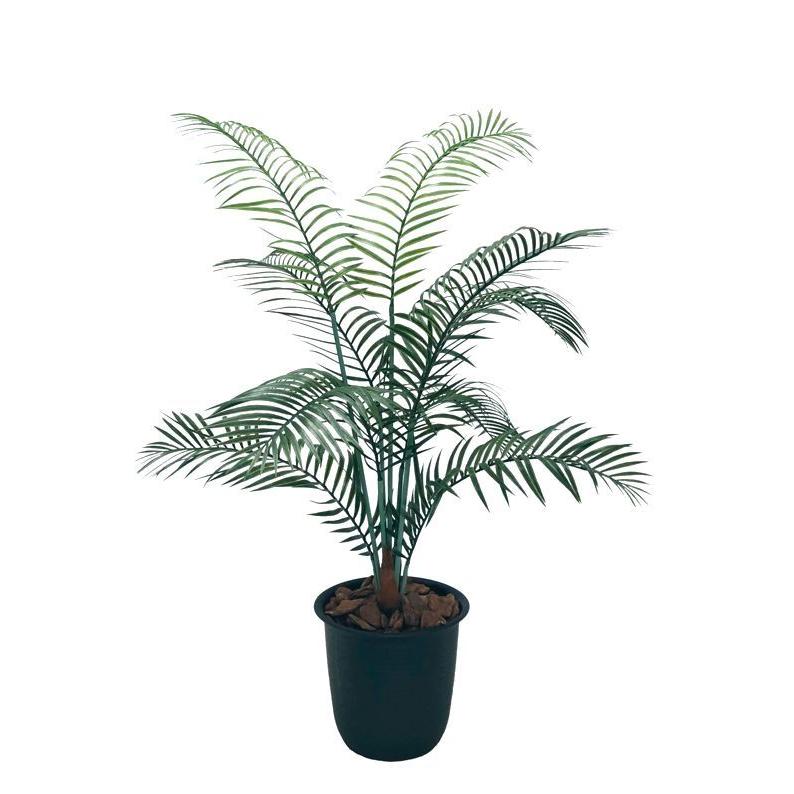 アレカツリー 140cm (フェイクグリーン 造花 インテリア 観葉植物 1.4m 屋外使用可能 鉢植え)の画像